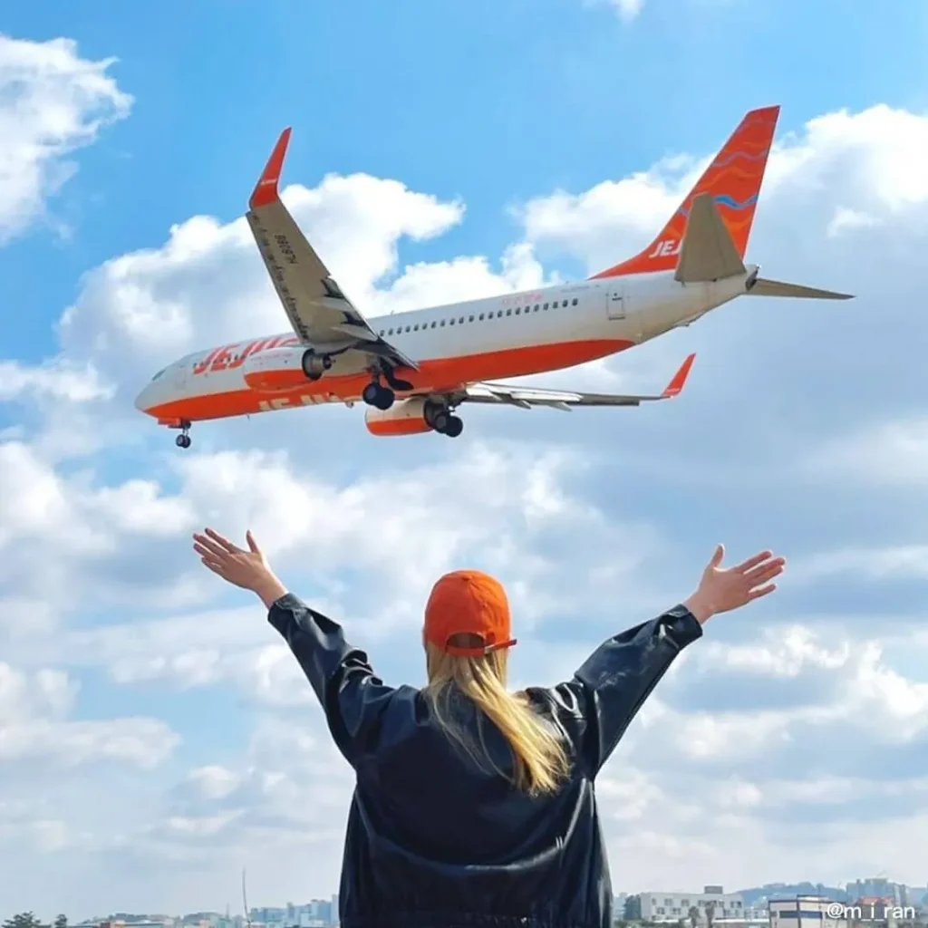 チェジュ航空の飛行機