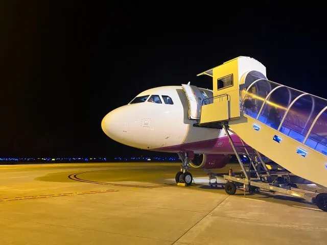 ピーチ航空の飛行機