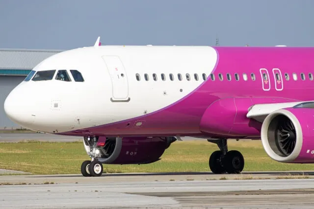 ピーチ航空の飛行機