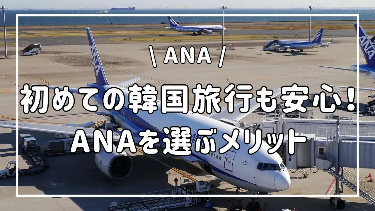 初めての旅行でも安心！韓国行きの飛行機にANAを選ぶメリット