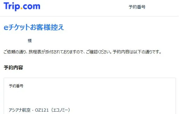 予約後の流れとチケット発券後の手続き