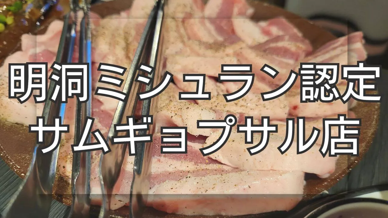 明洞のサムギョプサル店、ミシュラン認定の絶品焼肉グルメ旅
