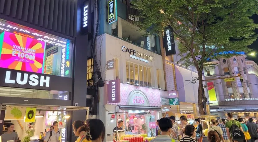 明洞の屋台で食べ歩きはだめ?