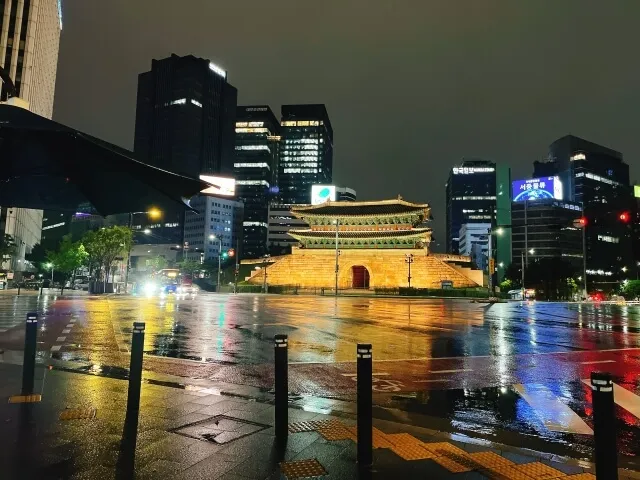 韓国の気温と湿度の変化を把握