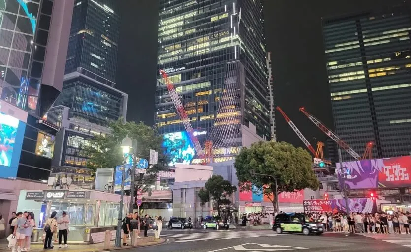 渋谷の街中の様子と評価