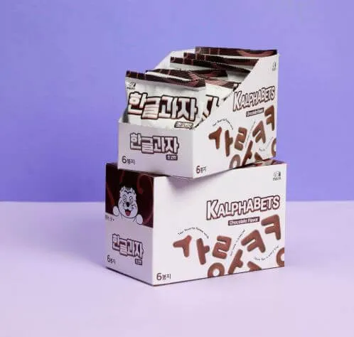 女子に人気のハングルチョコ