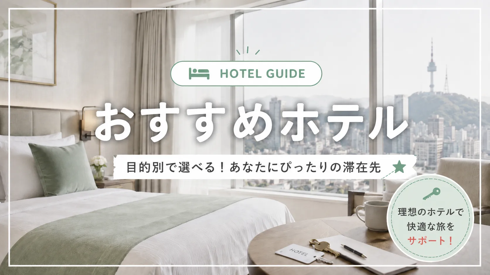 韓国のホテルどこがいい？エリア・予算・目的別で探すベストな宿